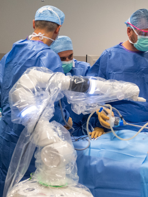 chirurgie robotique genou